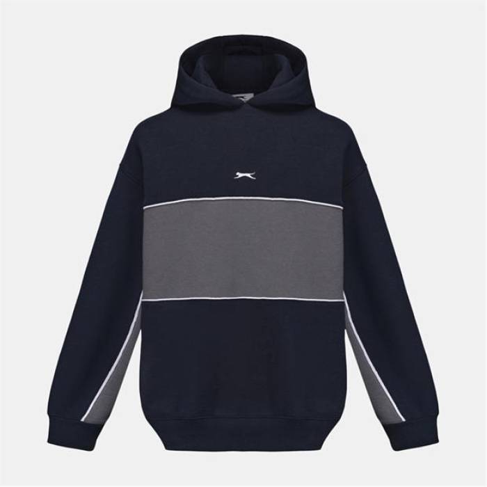 Slazenger 【 Fleece Sportswear Hoodie Mens Men Navy 】 フリース フーディー パーカー メンズ メンズ 紺色 ネイビー