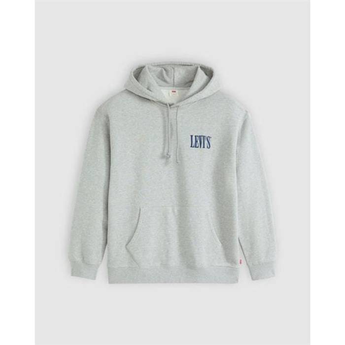 リーバイス Levis 【 Men's Seriff Pullover Hoodie Men Grey 】 メンズ フーディー パーカー メンズ 灰色 グレー