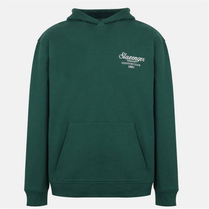 Slazenger 【 Slaz Tennis Hoodies Men Green 】 テニス フーディー パーカー メンズ green 緑・グリーン