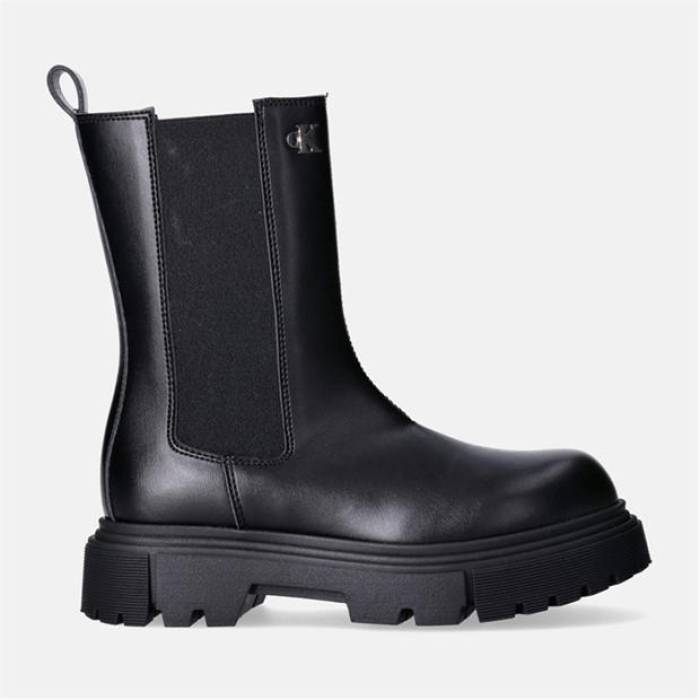 カルバンクライン デニム Calvin Klein Jeans 【 Kids\u0027 Chelsea Boots Kids Black 】 ブーツ お坊っちゃん キッズ 黒いこと 黒いこと