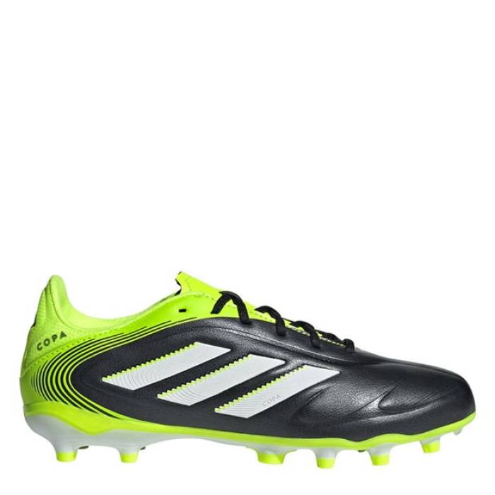 アディダス Adidas 【 Copa Pure 3 League Childrens Firm Ground Football Boots Kids Black/Lemon 】 ピュア フットボール ブーツ ジュニア キッズ 黒色 ブラック
