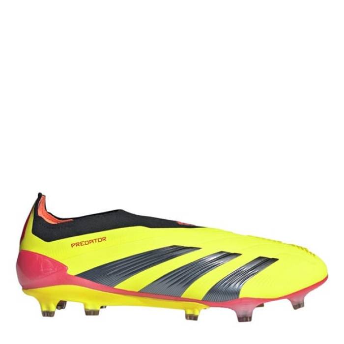 アディダス Adidas 【 Predator Elite Laceless Firm Ground Football Boots Adults Kids Team Solar Yell 】 プレデター エリート フットボール ブーツ ジュニア キッズ Team チーム