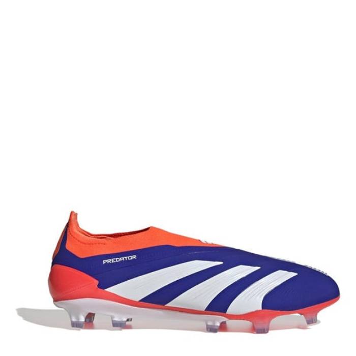アディダス Adidas 【 Predator Elite Laceless Juniors Firm Ground Football Boots Kids Lucid Blue 】 プレデター エリート フットボール ブーツ ジュニア キッズ 青色 ブルー