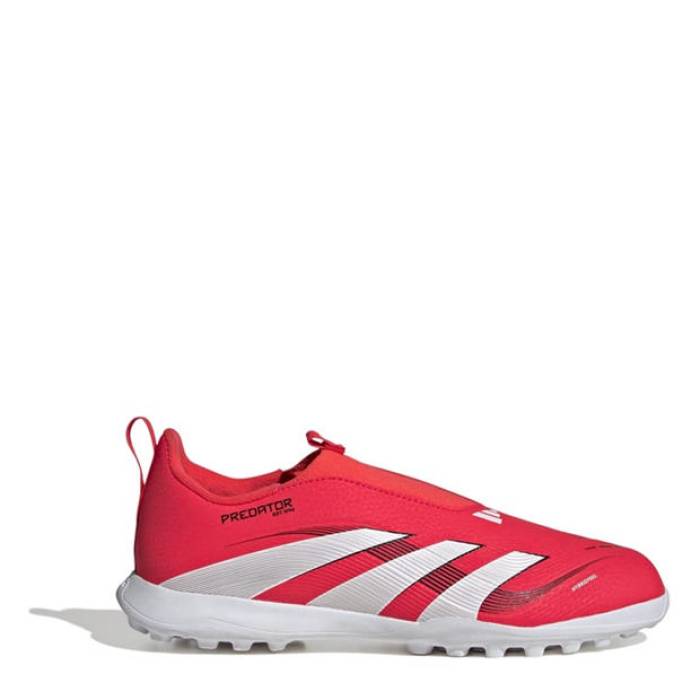 アディダス Adidas 【 Predator League Laceless Juniors Astro Turf Football Boots Kids Red/White 】 プレデター ターフ フットボール ブーツ ジュニア キッズ Red 赤・レッド 白色 ホワイト