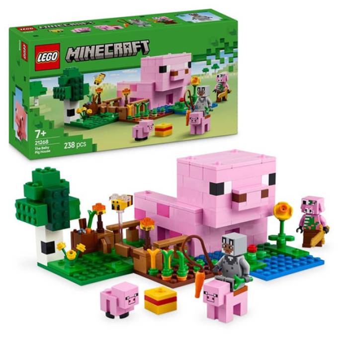 レゴ Lego 【 Minecraft The Baby Pig House Toy For Kids 21268 Unisex Minecraft 】 ユニ一発やる