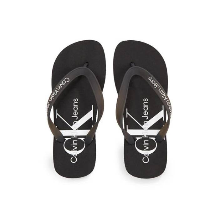 カルバンクライン ジーンズ Calvin Klein Jeans 【 Monogram Beach Sandals Women Black 】 サンダル レディース 黒色 ブラック