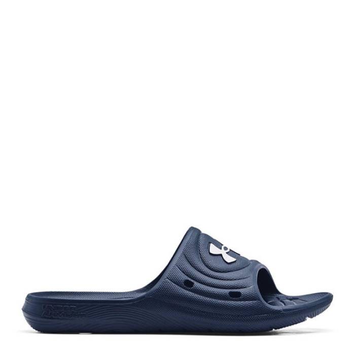 アンダーアーマー Under Armour 【 Locker Iv Sl Sliders Mens Men Academy/Wht 】 サンダル メンズ メンズ アカデミー