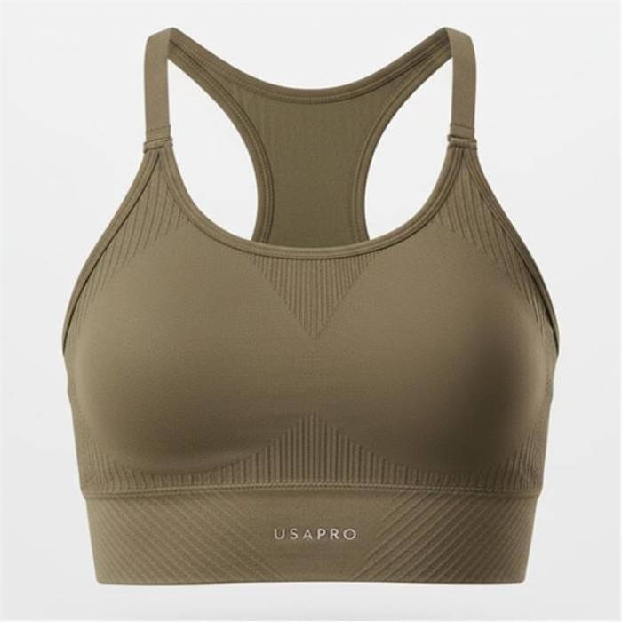 Usa Pro 【 Seamless Adjustable Sports Bra Women Warm Ash 】 レディース ウォーム