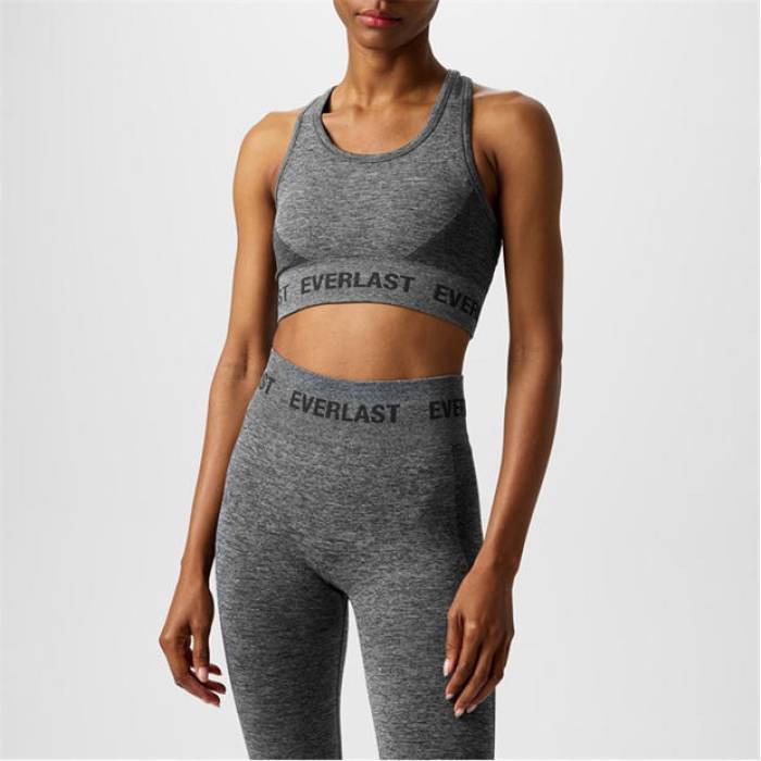 Everlast 【 Racerback Low Impact Sports Bra Women Charcoal 】 インパクト レディース チャコール