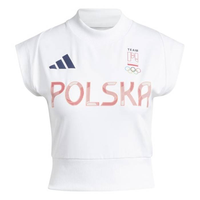 アディダス Adidas 【 Noc Poland T-Shirt Womens Women White 】 Tシャツ レディース レディース 白色 ホワイト