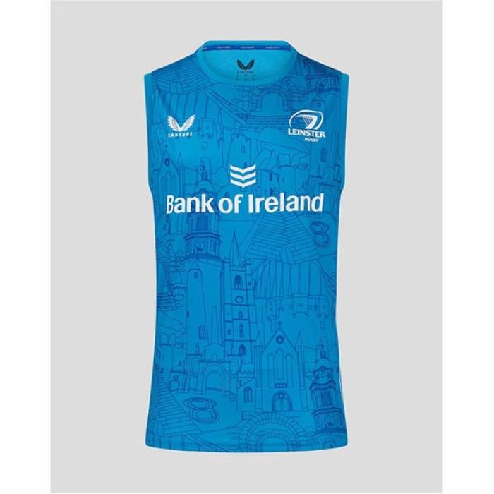 Castore 【 Leinster Training Vest 2024 2025 Mens Men Mid Blue Cer 】 形づくる より良い メンズ メンズ ミッド 青碧 青碧