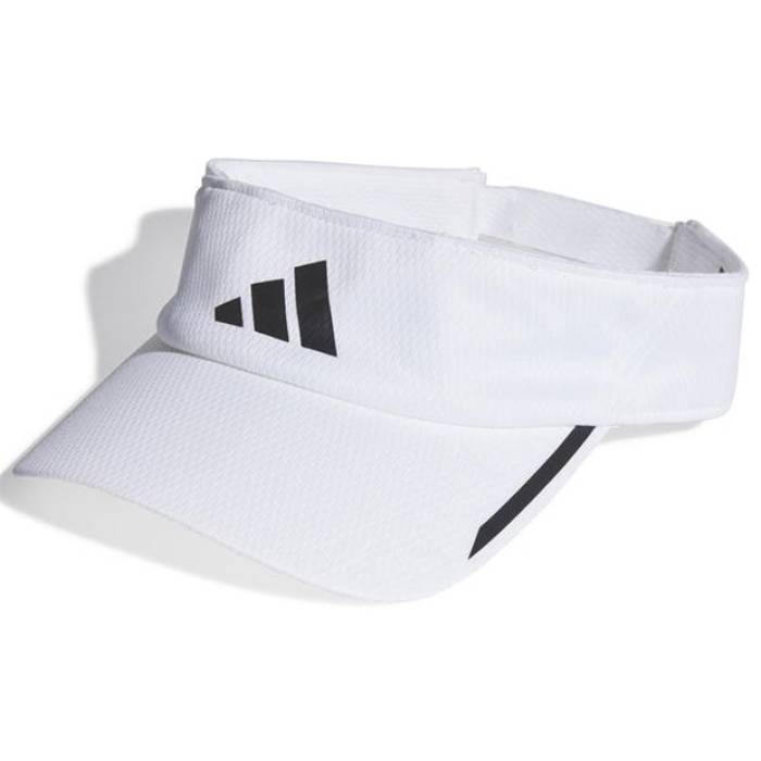 アディダス Adidas 【 Aeroready 3 Stripes Performance Visor Men Wht/Reflective 】 パフォーマンス メンズ 12,250円