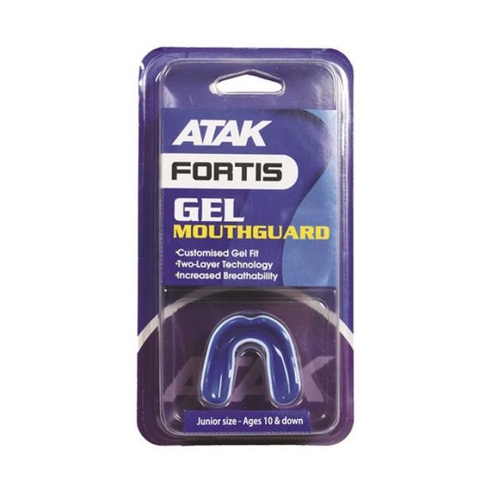 Atak Sports 【 Fortis Gel Mouthguard Junior Unisex Blue/White 】 ユニセックス 青色 ブルー 白色 ホワイト