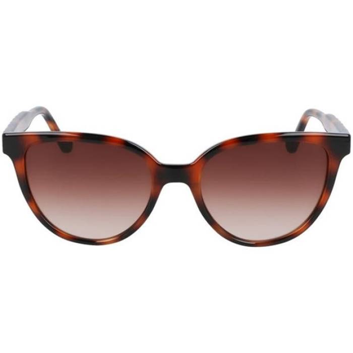 リュー・ジョー Liu Jo 【 Oval Sunglasses Women Tortoise 】 サングラス レディース