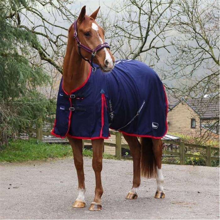 John Whitaker 【 Whitaker Rastrick Multipurpose Horse Rug Unisex Navy With Red 】 ユニセックス 紺色 ネイビー Red 赤・レッド