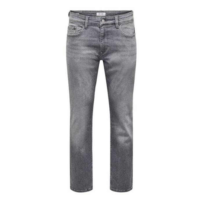 Only And Sons 【 Skinny Tapered Jeans Men Mid Grey Denim 】 スキニー デニム メンズ ミッド 薄墨色 薄墨色 ジーンズ