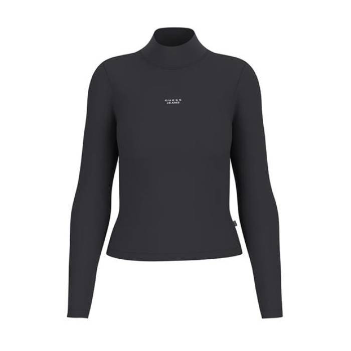 ゲス Guess 【 Roll Neck Top Ld54 Women Jet Black A996 】 レディース 黒いこと 黒いこと