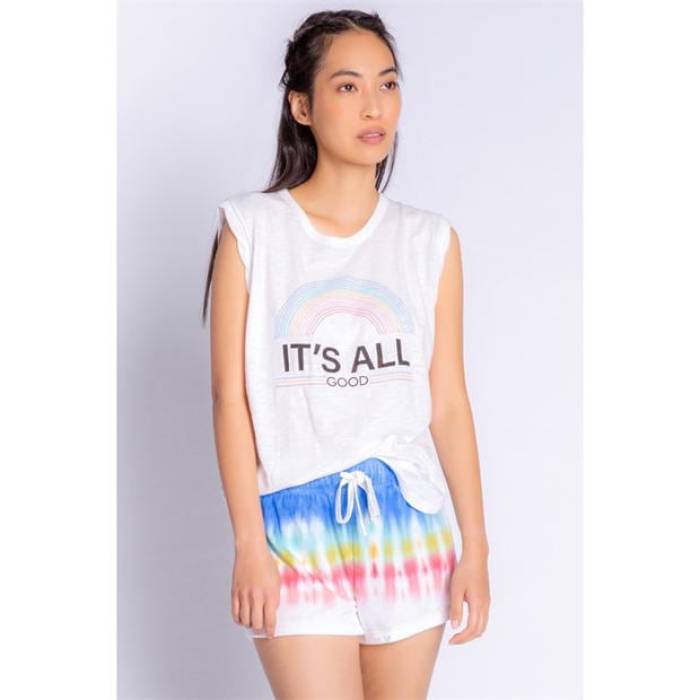 Pj Salvage 【 Salvage Tank Top Women Off-White 】 貯蔵タンクいの一番 レディース 象牙色 タンクトップ-トップス-レディースファッション
