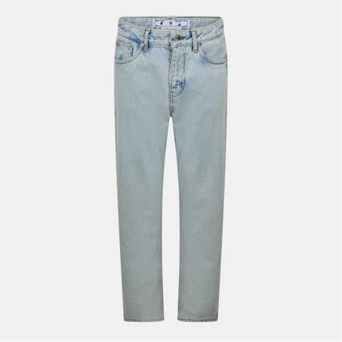 Off White 【 Women's Straight Jeans Women Blue/White 】 レディース ジーンズ レディース 青色 ブルー 白色 ホワイト｜スニケス