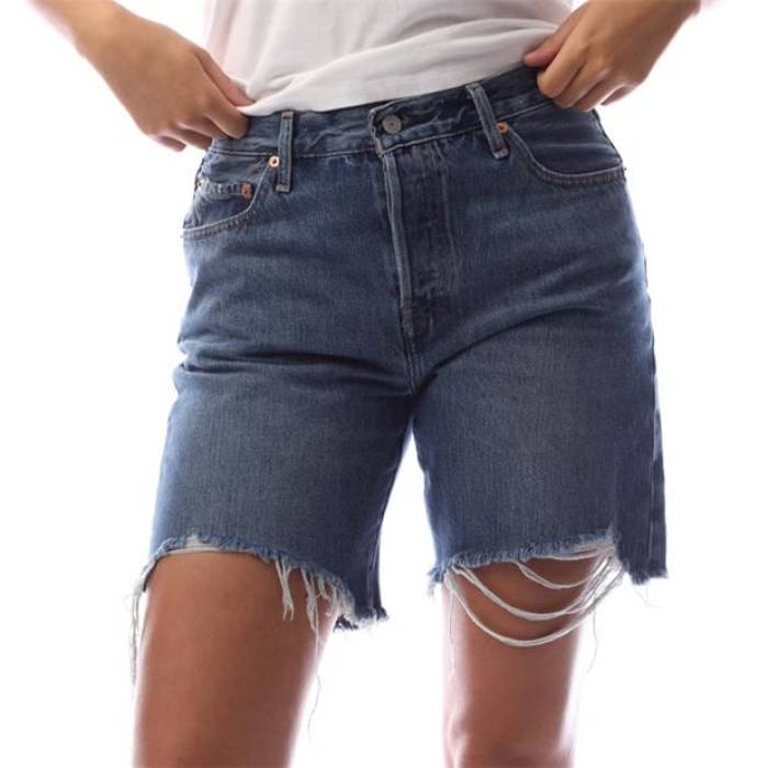 リーバイス Levis 【 50190S Short Happy Break Women Blue 】 レディース 青色 ブルー|スニケス