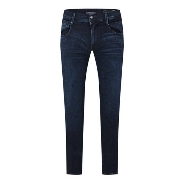 リプレイ Replay 【 Hyperflex Anbass Slim Jeans Men 007 Dark Blue 】 slim スリム ジーンズ メンズ 青色 ブルー|スニケス