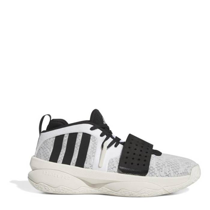アディダス Adidas 【 Dame 8 Extply Shoes Mens Men White/Black 】 シューズ 運動すること靴 メンズ メンズ 白いこと 白いこと 黒いこと 黒いこと