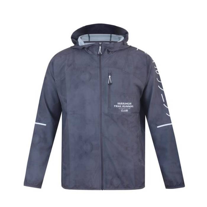 Karrimor 【 Performance Running Jacket Men Grey 】 公演 Jacket 上衣 メンズ 薄墨色 薄墨色