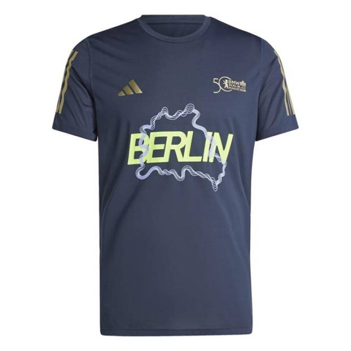 アディダス Adidas 【 Ber24 Event Short-Sleeve Performance Top Men Aurora Ink 】 演技 メンズ