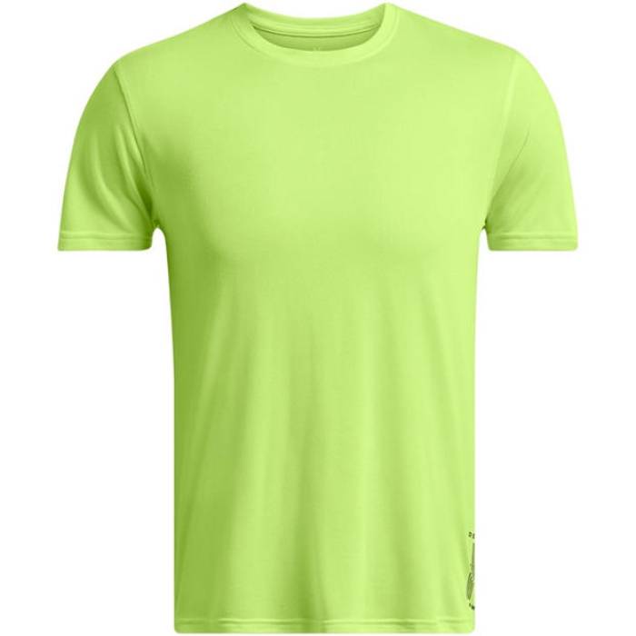 アンダーアーマー Under Armour 【 Run Anywhere Short-Sleeve Performance Top Men Green 】 幽客 演奏 メンズ green 緑・緑であること