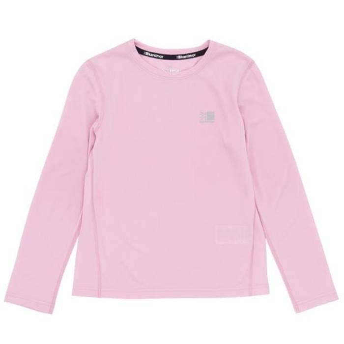 Karrimor 【 Long Sleeve Run T Shirt Junior Girls Kids Pink 】 Sleeve スリーブ ラン ジュニア キッズ pink ピンク