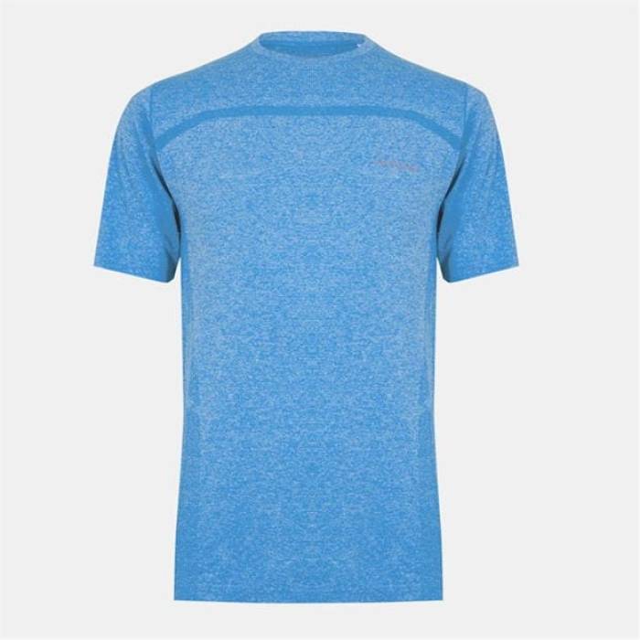Karrimor 【 Xlite Mens Running Short Sleeve Top Men Blue Marl 】 メンズ Sleeve 捩り メンズ 青み 青色