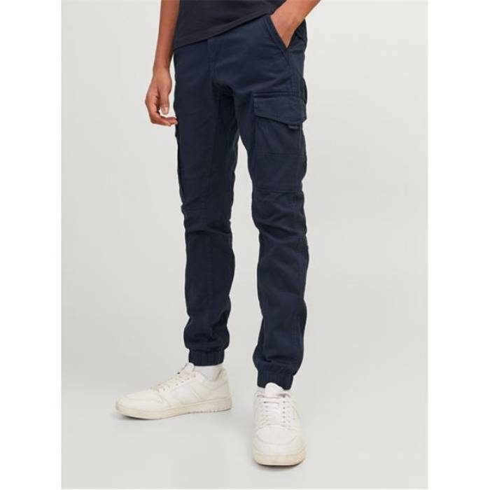 Jack And Jones 【 Paul Flake Slim Stretch Cuffed Cargo Pants Junior Kids Navy Blazer 】 ポール slim スリム カーゴ ジュニア キッズ 紺色 ネイビー ブレイザー