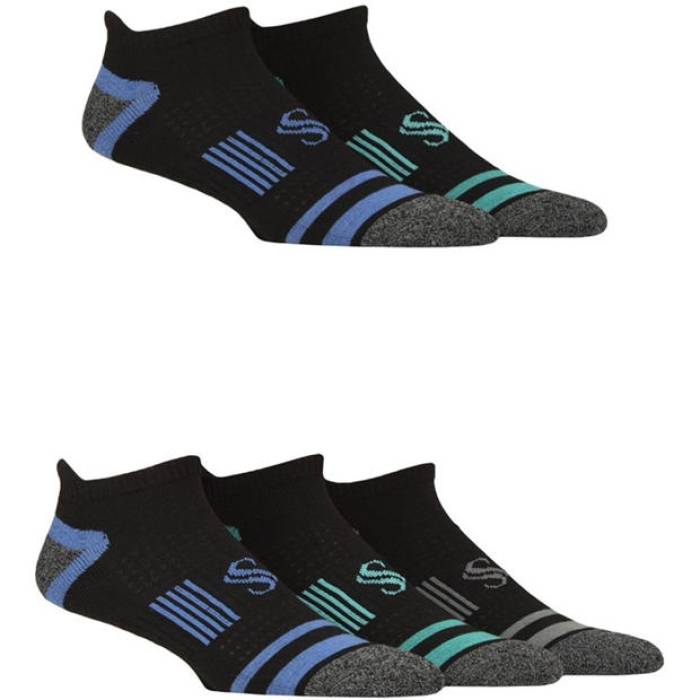 Sockshop 【 Trainer Socks Unisex Black 】 トレーナー ソックス・靴下 ユニセックス 黒色 ブラック|スニケス