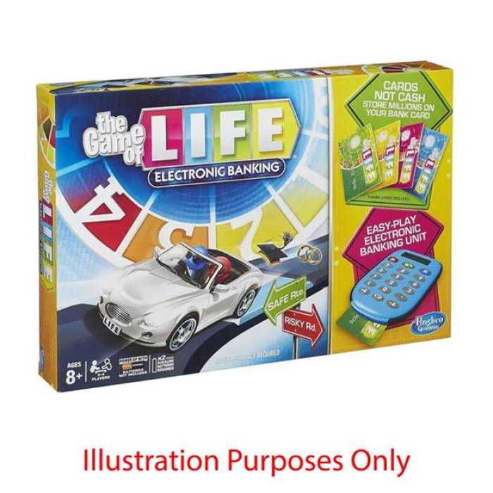 Hasbro 【 Kids\u0027 Game Of Life Electronic Banking Board Game Unisex Multi 】 Game 力くらべ ユニ一発やる
