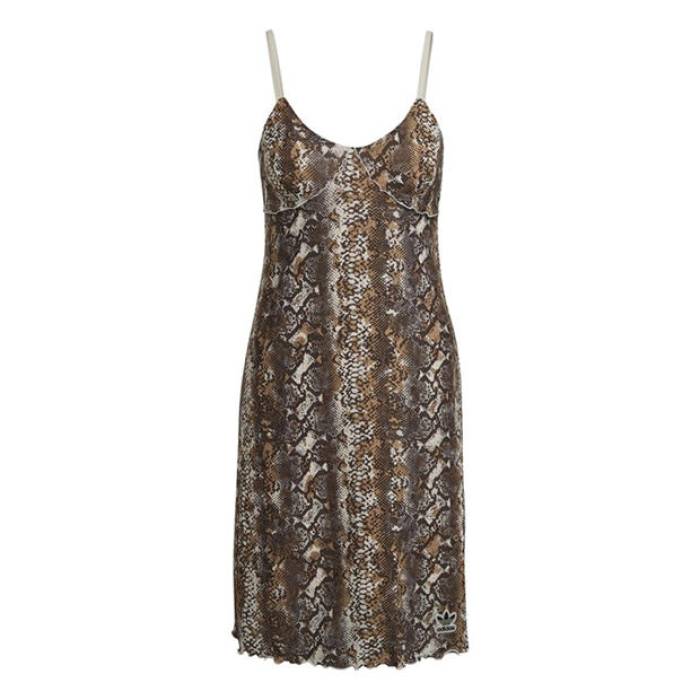 アディダス Adidas Originals 【 Snake Mesh Mini Dress Women Wonwhi 】 御召しもの レディース