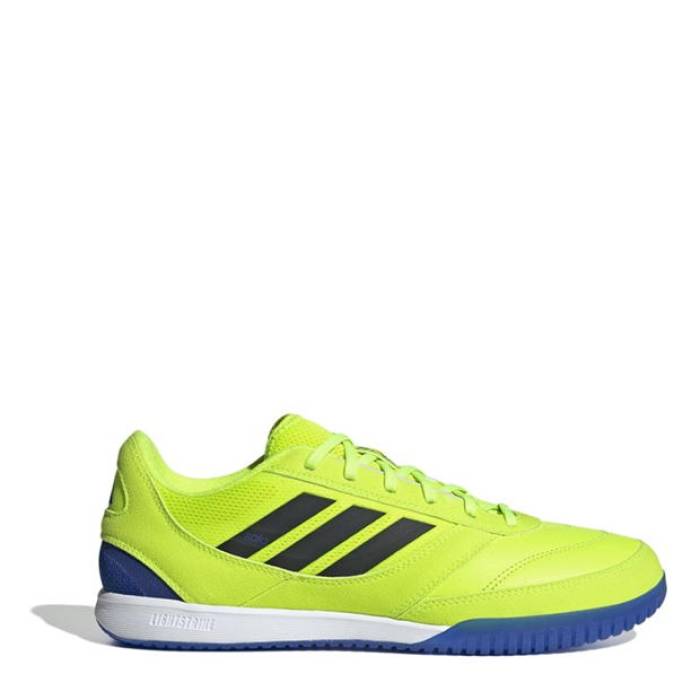 アディダス Adidas 【 Top Sala Competition Indoor Court Football Boots Men Lemon/Blue 】 厚地の外套 蹴球 ブーツ メンズ 青碧 青碧