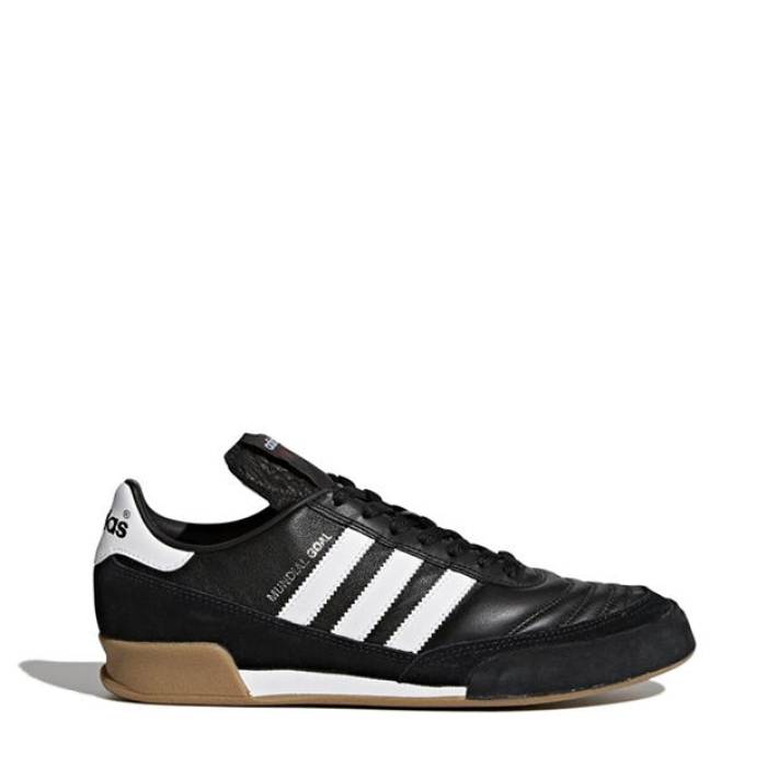 アディダス Adidas 【 Mundial Goal Shoes Adults Men Black/White 】 シューズ 運動すること靴 メンズ 黒いこと 黒いこと 白いこと 白いこと