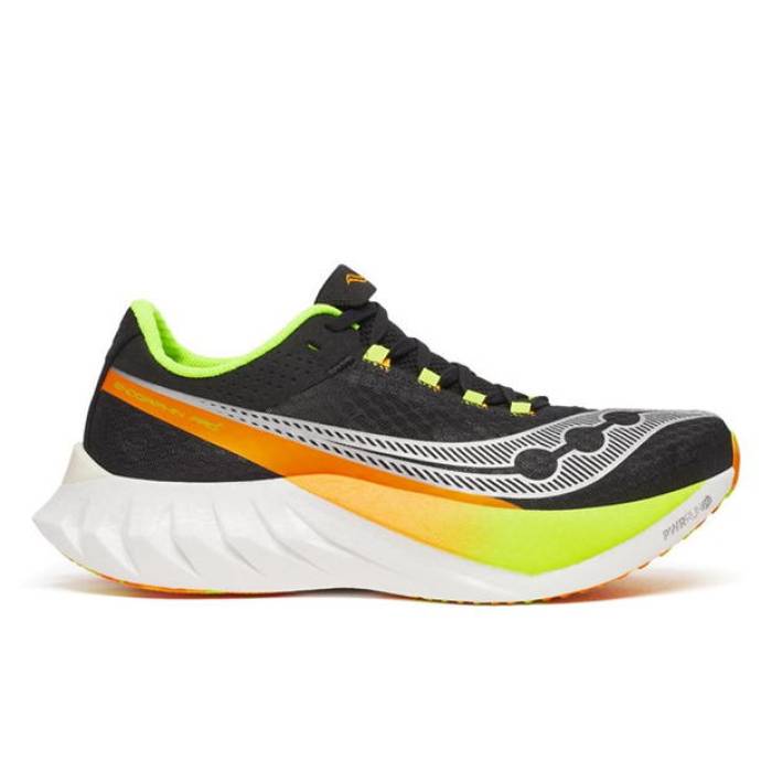 サッカニー Saucony 【 Endorphin Pro 4 Running Shoes Mens Men Black Vo2 】 労働者階級 シューズ 運動すること靴 メンズ メンズ 黒いこと 黒いこと