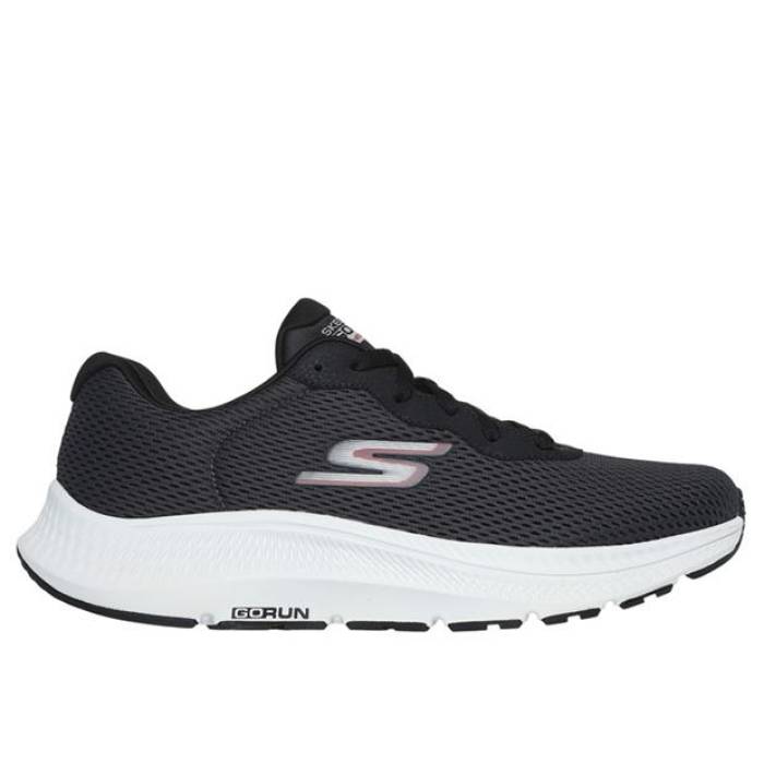 スケッチャーズ Skechers 【 Basic Runners Men Charcoal/Red 】 メンズ 濃灰色 Red 赤・赤いこと