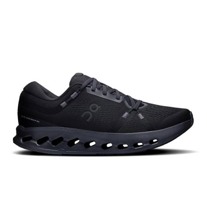 オン On 【 Cloudsurfer 2 Running Shoes Mens Men Black 】 シューズ 運動すること靴 メンズ メンズ 黒いこと 黒いこと