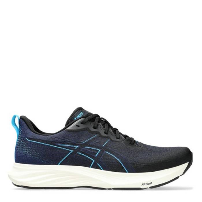 アシックス Asics 【 Dynablast 4 Men's Running Shoes Men Black/Blue 】 メンズ シューズ 運動靴 メンズ 黒色 ブラック 青色 ブルー