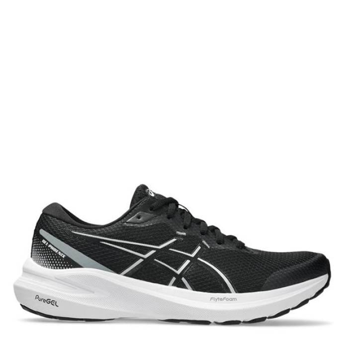 アシックス Asics 【 Gel Phoenix 13 Everyday Stable Road Running Shoes Women Black/White 】 フェニックス 13 サーティーン シューズ 運動靴 レディース 黒色 ブラック 白色 ホワイト