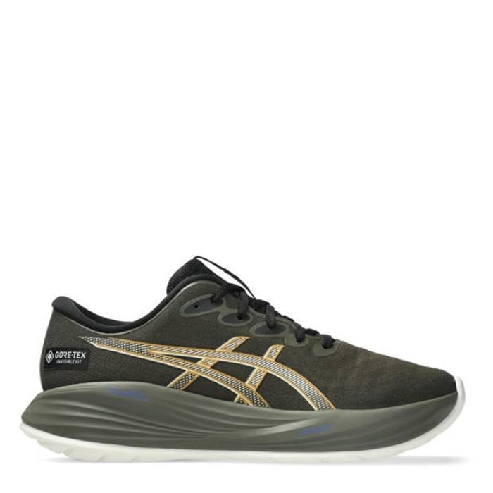 アシックス Asics 【 Gel-Cumulus 27 Gtx Road Running Shoes Mens Men Brown Stone/Grn 】 シューズ 運動すること靴 メンズ メンズ 赤銅色 赤銅色