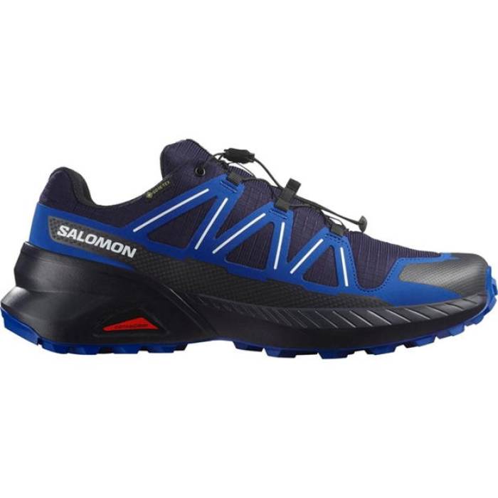 サロモン Salomon 【 Speedcross Peak Goretex Trail Running Shoes Mens Men Maritime Blue 】 ゴアテックス シューズ 運動すること靴 メンズ メンズ 青碧 青碧