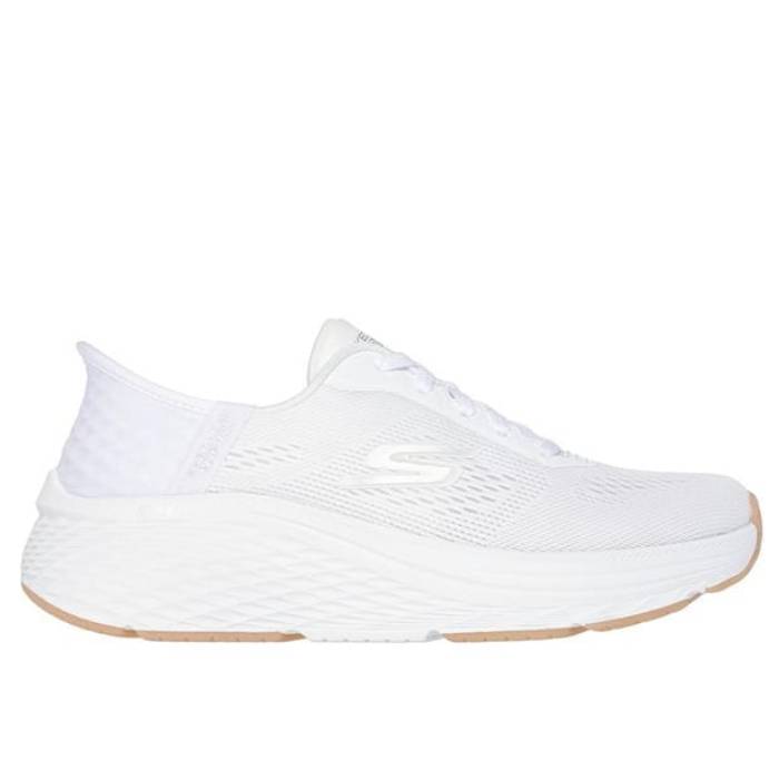 スケッチャーズ Skechers 【 Runners Women Wht Tex/Slv Tr 】 レディース