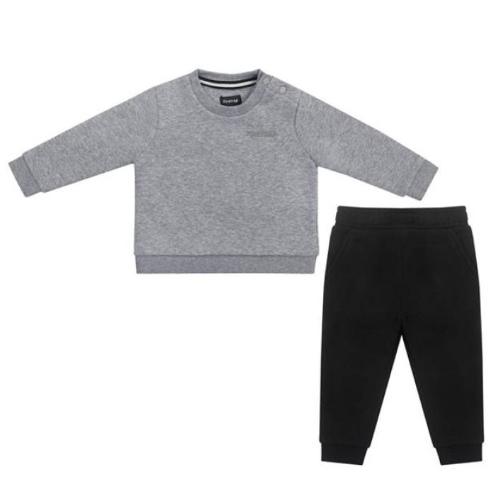 Firetrap 【 Baby Boys 2Pc Jogger Set Kids Grey 】 ジョガーパンツ お坊っちゃん キッズ 薄墨色 薄墨色