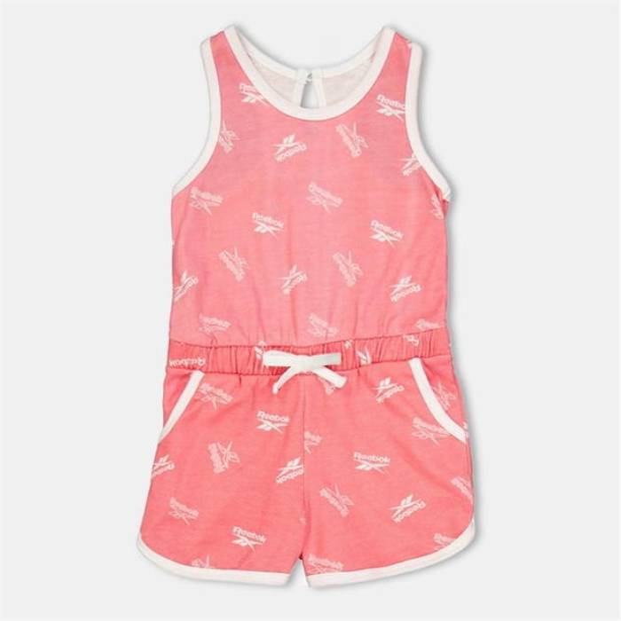 リーボック Reebok 【 Kids\u0027 Lockup Playsuit Kids Strawberry 】 お坊っちゃん キッズ