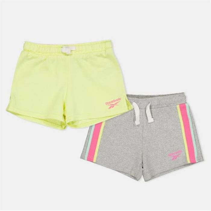 リーボック Reebok 【 Jersey Jogger Shorts Kids Lt Grey Heather 】 ジャージ ジョガーパンツ ショーツ ジュニア キッズ 灰色 グレー heather ヘザー