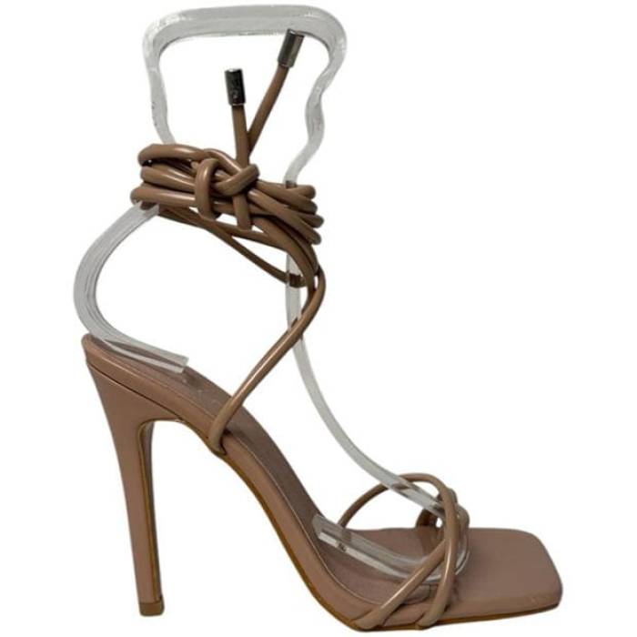 Chic 【 Stiletto Court Shoes Women Mocha 】 コート シューズ 運動靴 レディース
