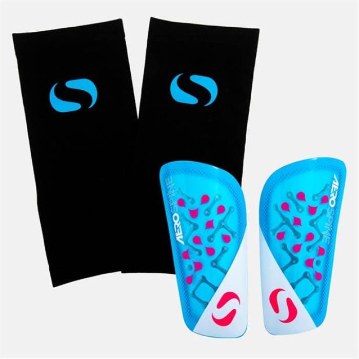Sondico 【 Aerospine Shin Guards Unisex Blue/Pink 】 ユニ一発やる 青碧 青碧 pink さくら色